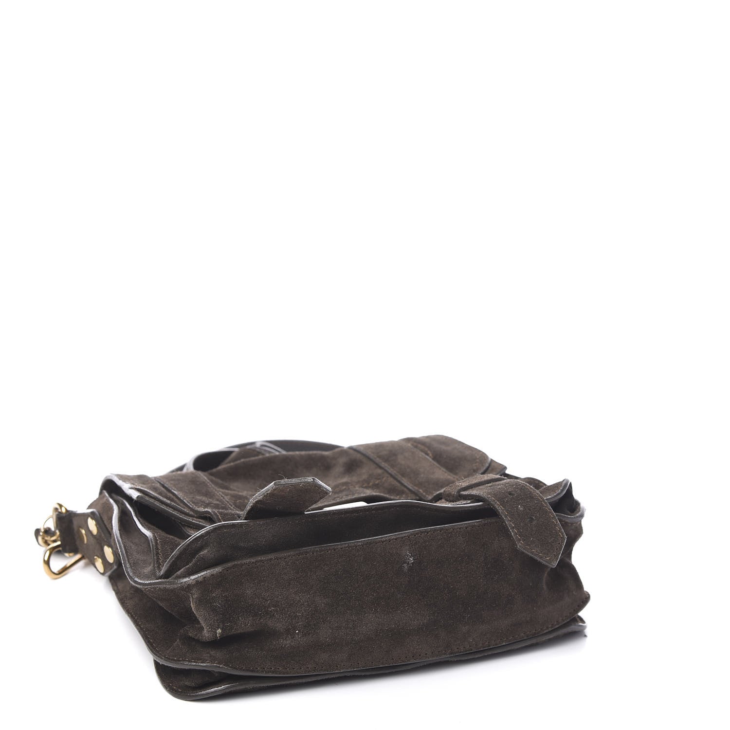Proenza Schouler Suede PS1 Mini Pouch Messenger Bag Pepe 3 of 9