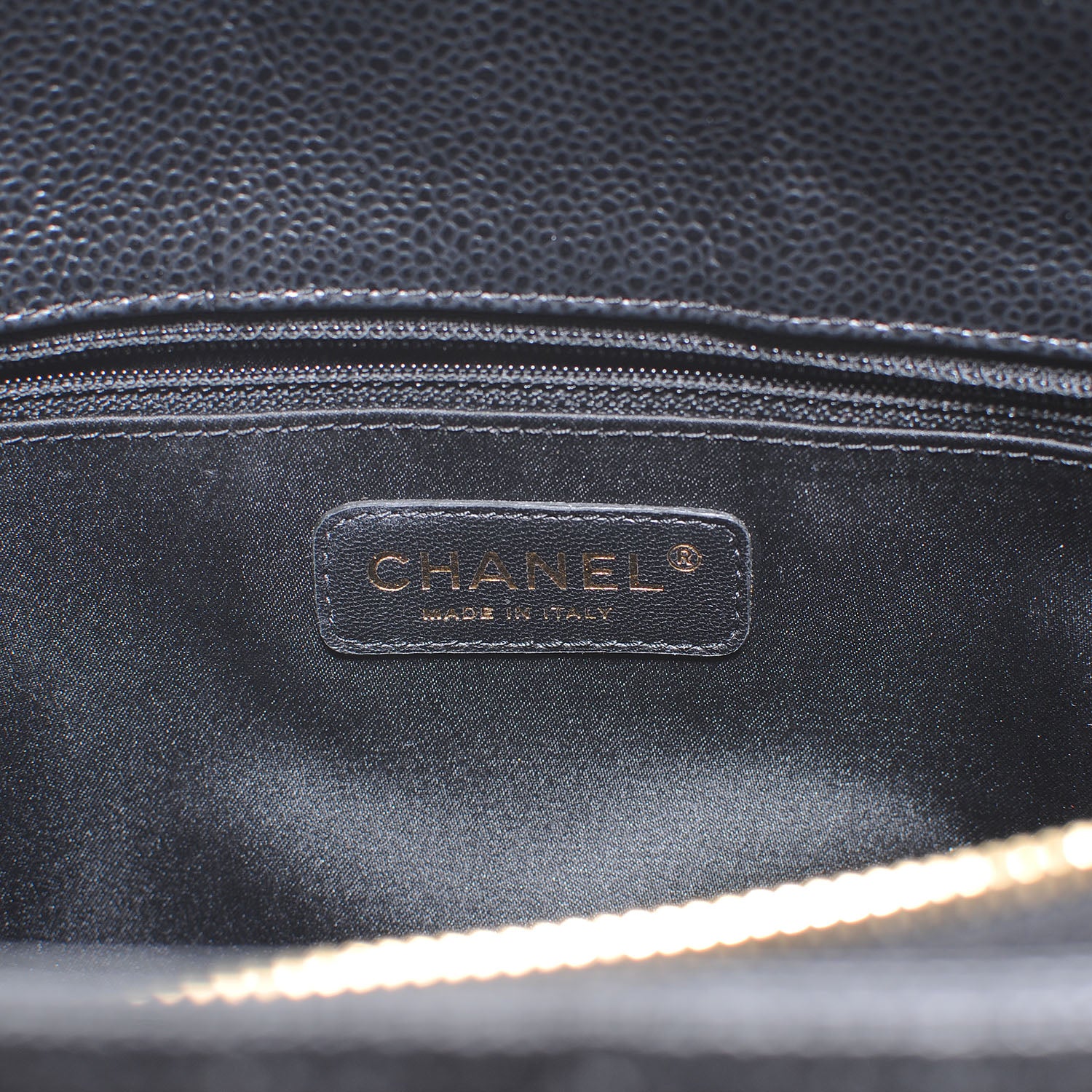 Chanel Caviar Grand Shopping Tote GST Black 7 of 8