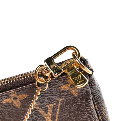 Louis Vuitton Monogram 2020 Christmas Animation Bumper Cars Mini Pochette Accessories Coquelicot 10 of 11
