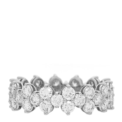 Tiffany Platinum Diamond Aria Eternity Ring 50 5.5 3 of 4