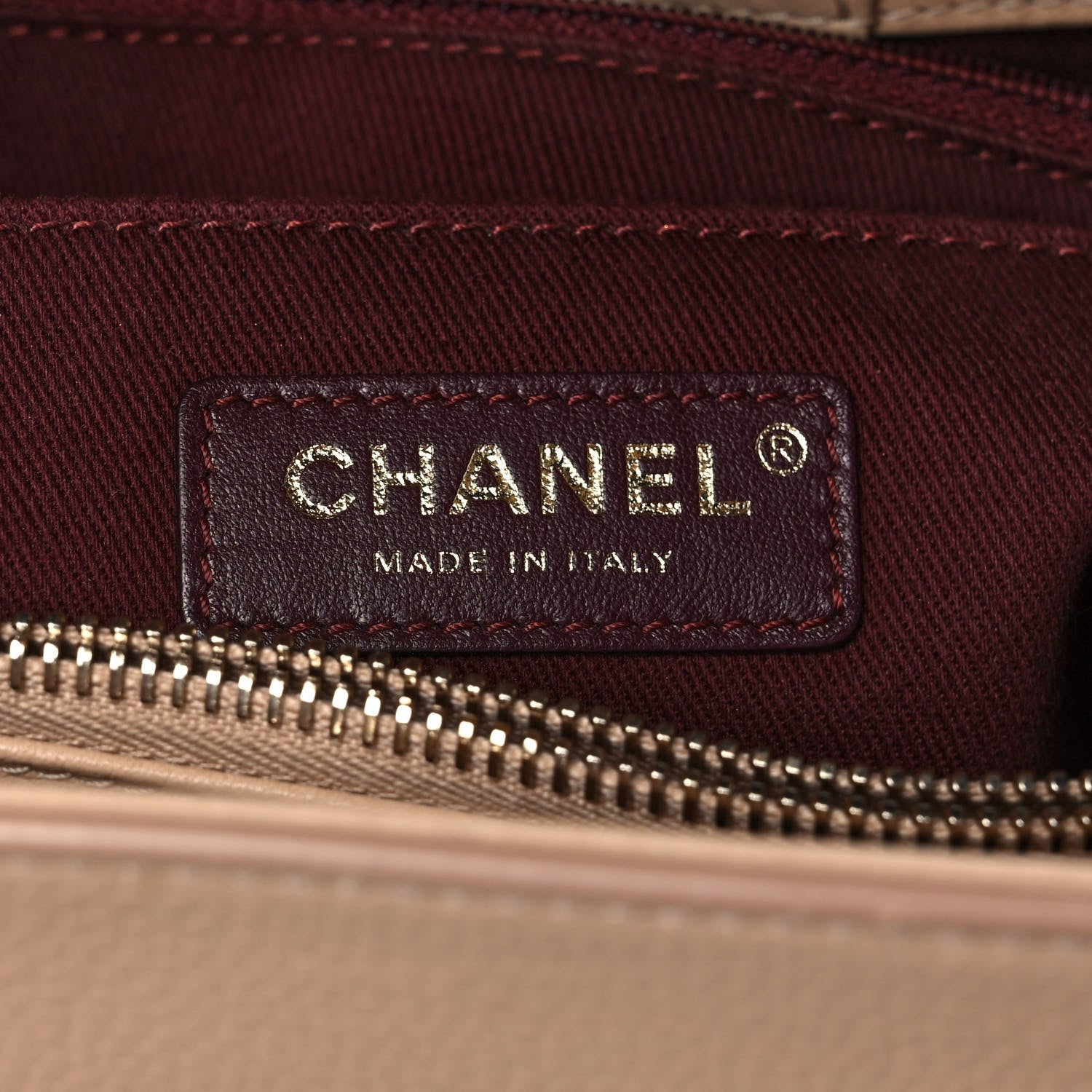 Chanel Grained Calfskin Medium Neo Executive Shopper Tote Beige 6 of 11
