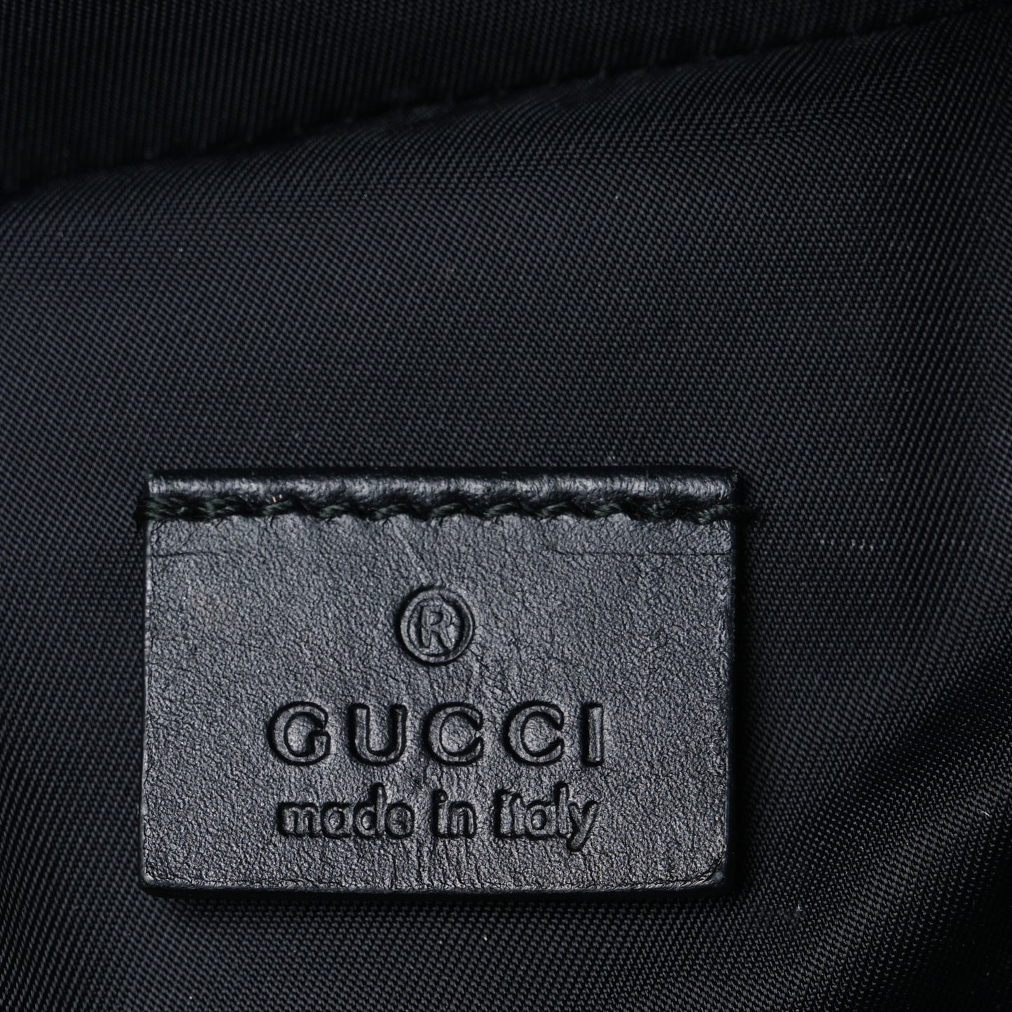 GG Supreme Monogram Web Dome Backpack Black