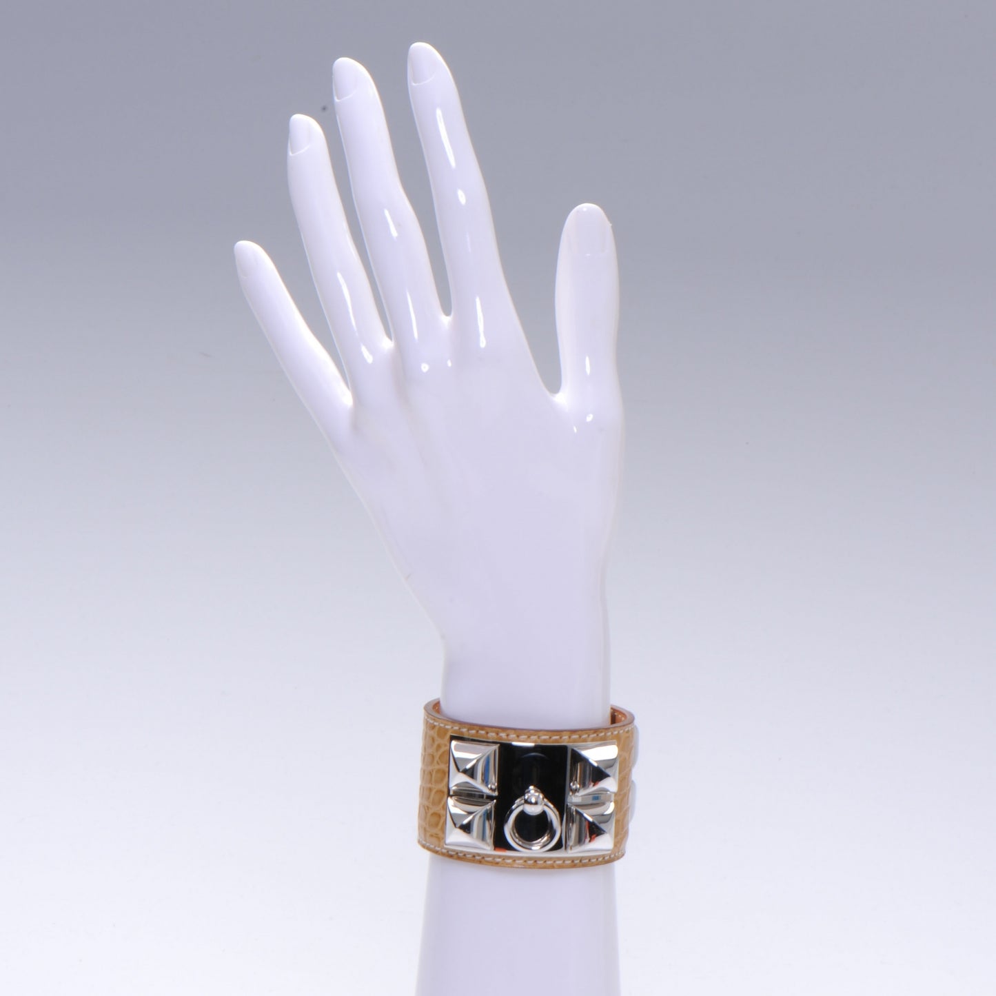 Matte Alligator Collier De Chien CDC Bracelet Maize Small