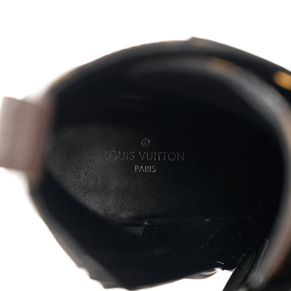 Louis Vuitton Patent Calfskin Monogram Star Trail Ankle Boots 37 Black 7 of 10