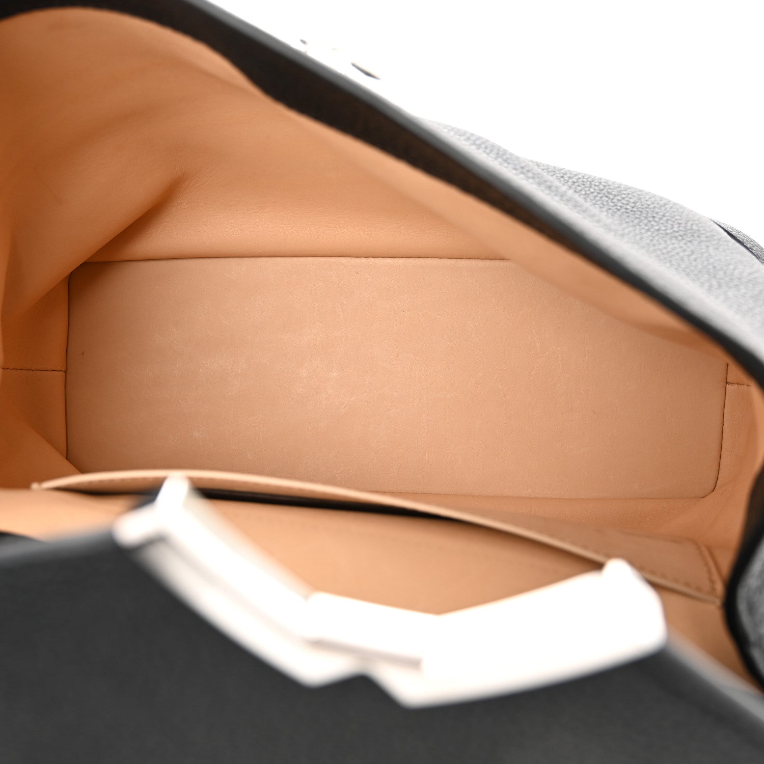 Moynat Taurillon Blush Calfskin Gabby PM Black 5 of 10