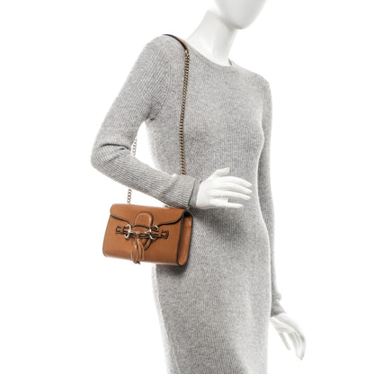 Gucci Saddle Soft Lux Small Emily Chain Shoulder Bag New Banana 2 of 8
