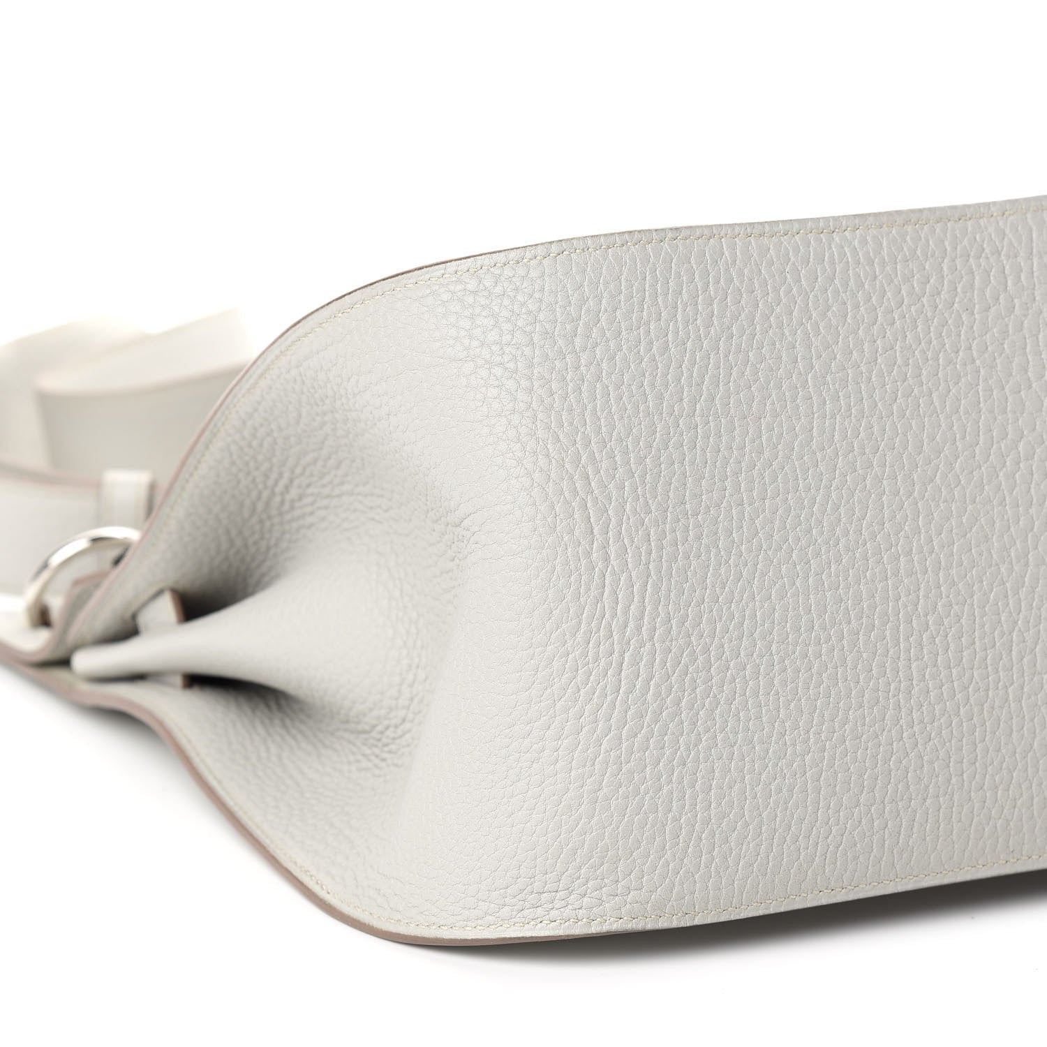 Hermes Taurillon Clemence Jypsiere 37 Gris Perle 8 of 11