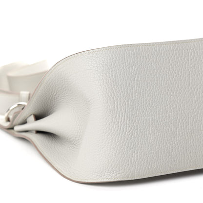 Hermes Taurillon Clemence Jypsiere 37 Gris Perle 8 of 11