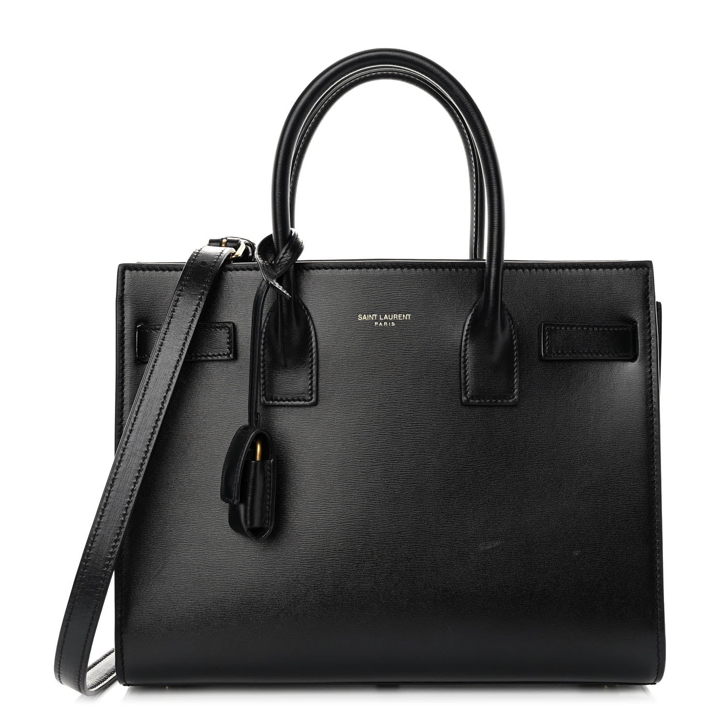Saint Laurent Calfskin Baby Sac De Jour Black 1 of 9