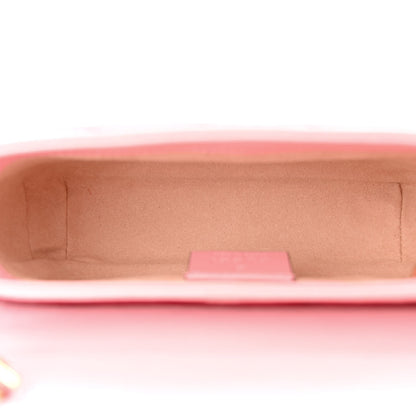 Gucci Azalea Calfskin Enamel Matelasse Diagonal Super Mini Torchon GG Marmont Shoulder Bag New Cherry Red Wild Rose 5 of 10