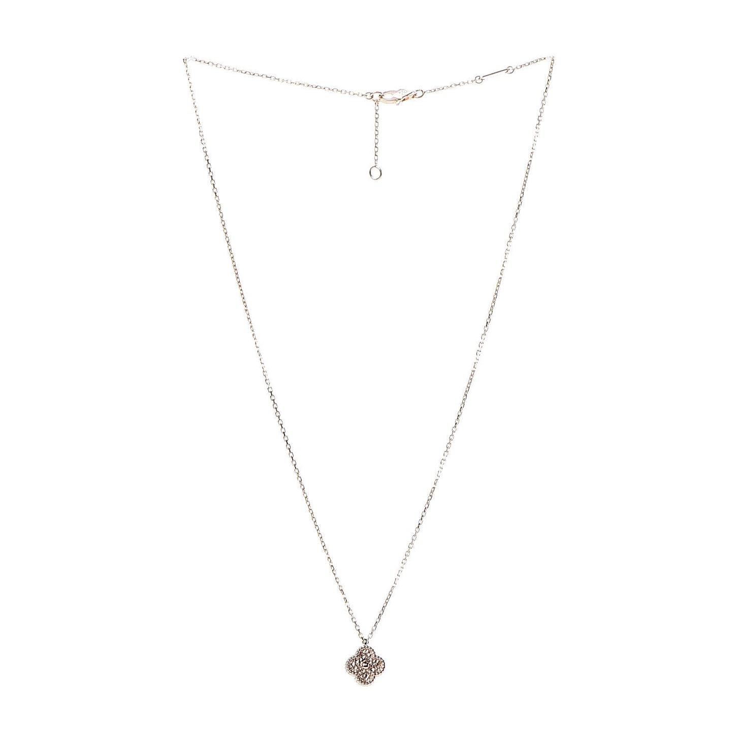18K Rose Gold Sweet Alhambra Pendant Necklace