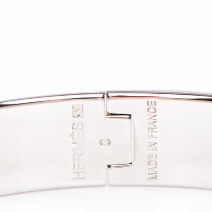 Hermes Enamel Narrow Clic Clac H Bracelet PM Black 4 of 5