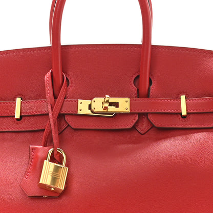 Hermes Swift Birkin 25 Rouge Casaque 8 of 10