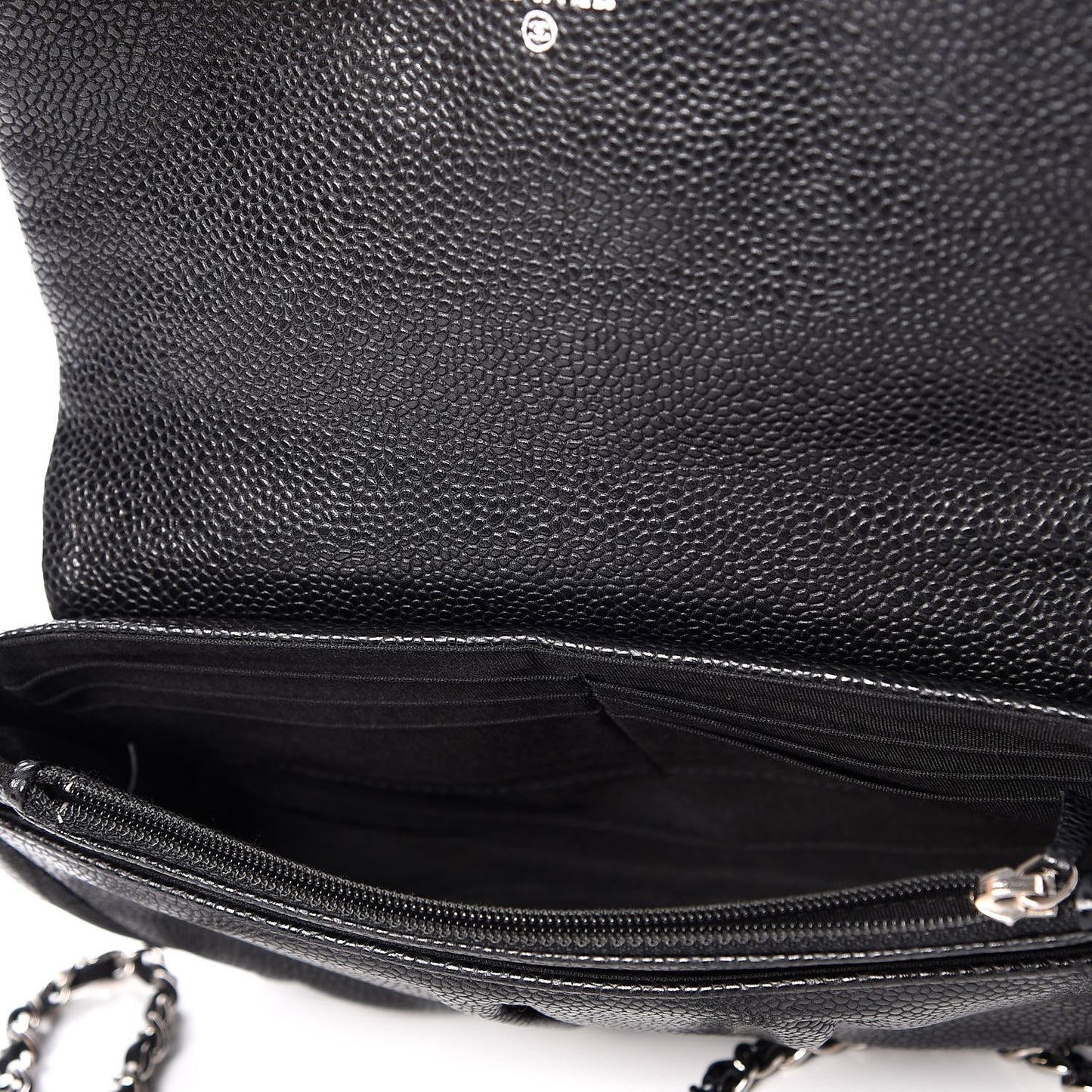 Caviar Half Moon Wallet On Chain WOC Black