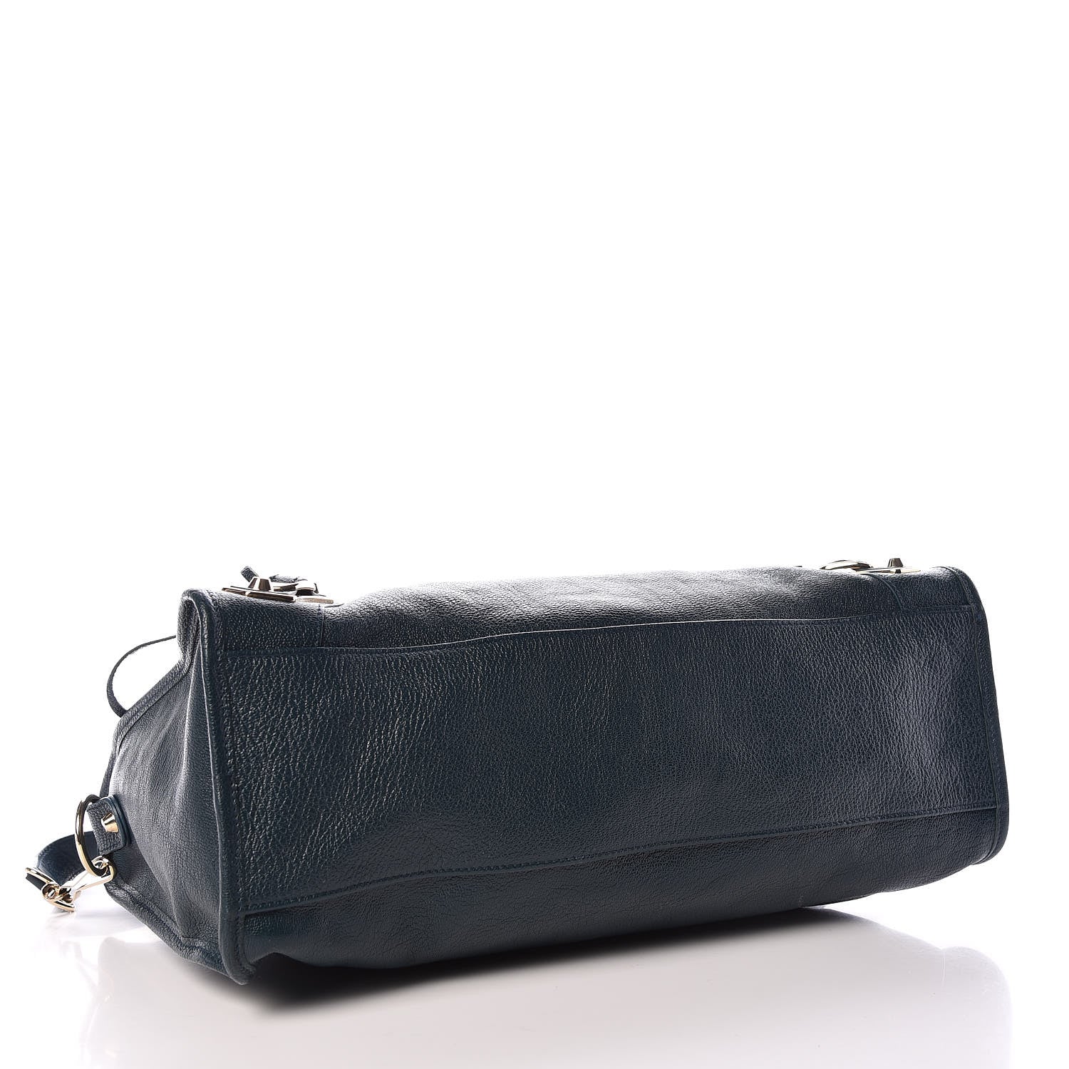 Balenciaga Chevre Gold Metallic Edge Hardware City Bleu Paon 4 of 9
