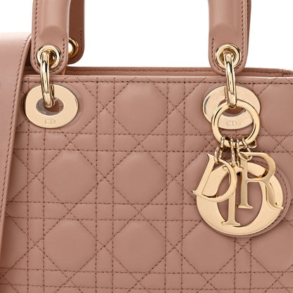 Christian Dior Lambskin Cannage Small My ABCDior Lady Dior Fard 7 of 9