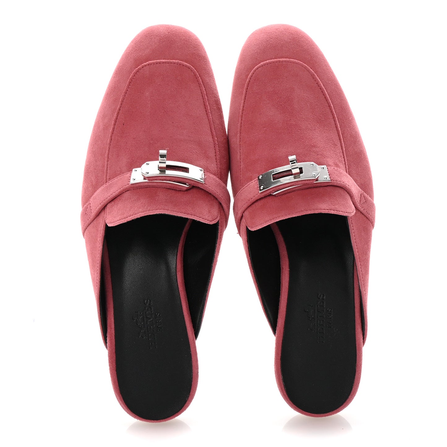 Suede Goatskin Oz Mules 35 Rose De Venise