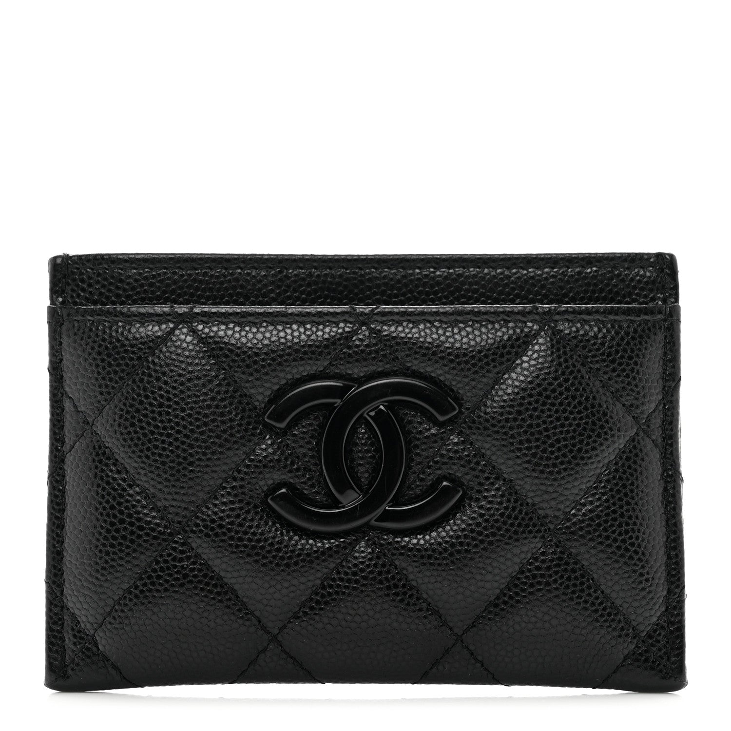 Chanel Caviar Quilted My Everything Card Holder Black 1 of 9