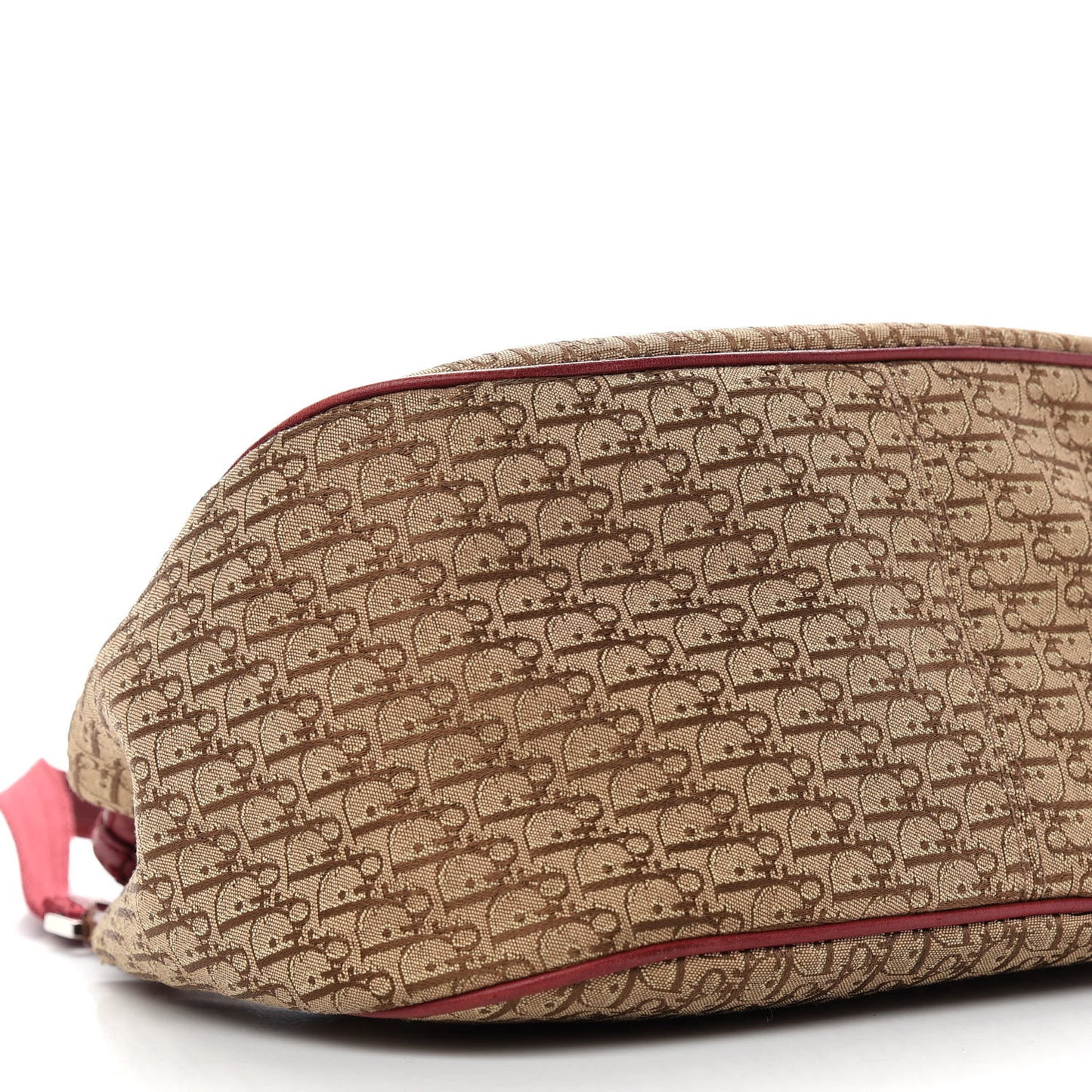 Monogram Street Chic Shoulder Bag Beige Red