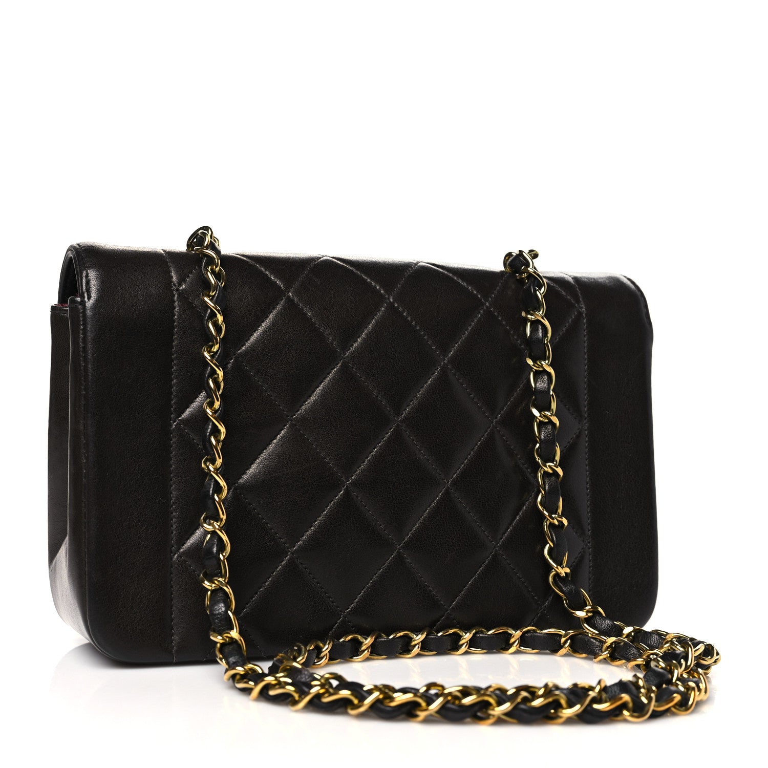 Chanel Lambskin Quilted Small Single Flap Black 3 of 11