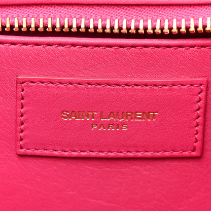 Saint Laurent Calfskin Small Classic Y Cabas Fuchsia 6 of 14