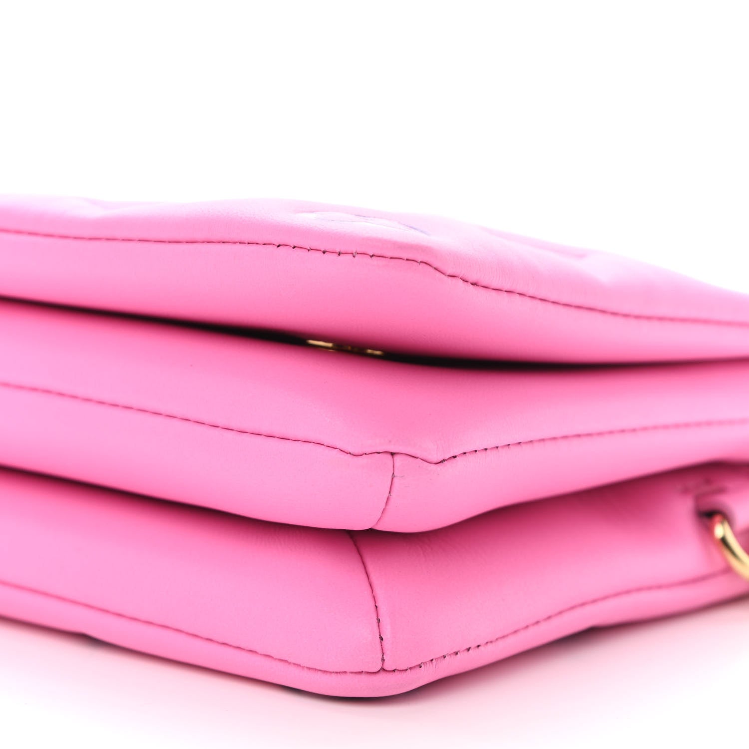 Louis Vuitton Lambskin Embossed Monogram Vuittamins Pochette Coussin Rose Violet 9 of 9