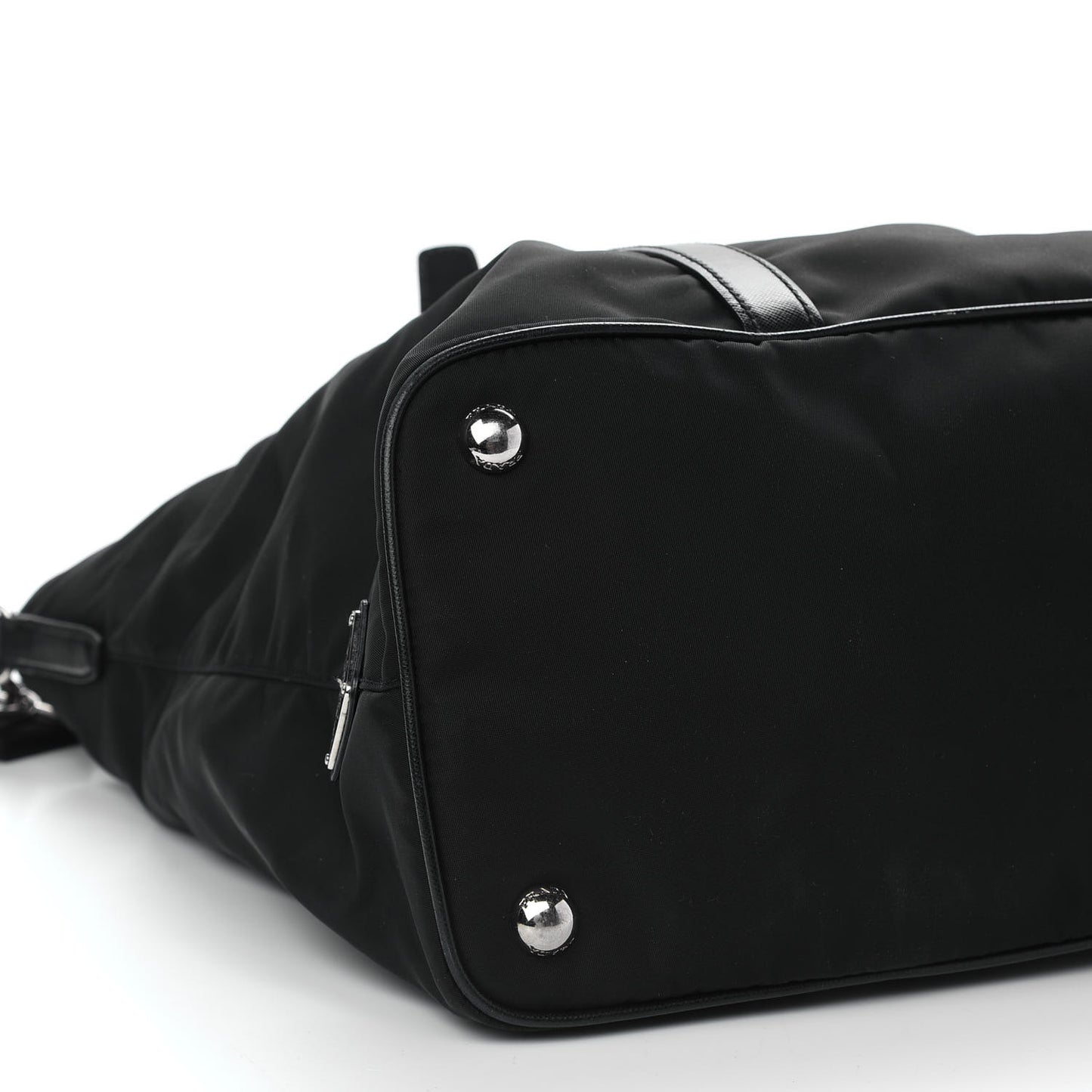 Tessuto Nylon Saffiano Weekender Black