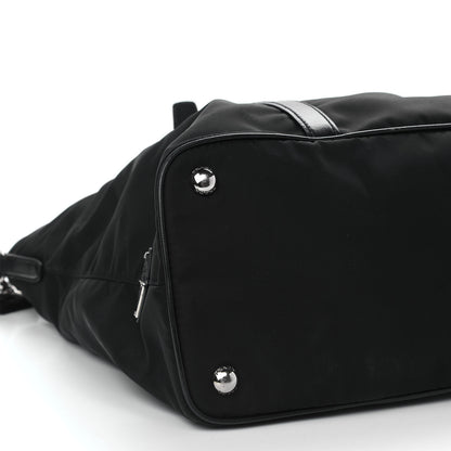 Prada Tessuto Nylon Saffiano Weekender Black 7 of 8