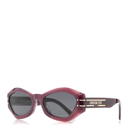 Christian Dior Acetate DiorSignature B1U Butterfly Sunglasses Purple 1 of 7