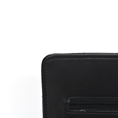 Chanel Patent Quilted Wallet On Chain WOC Black 9 of 14