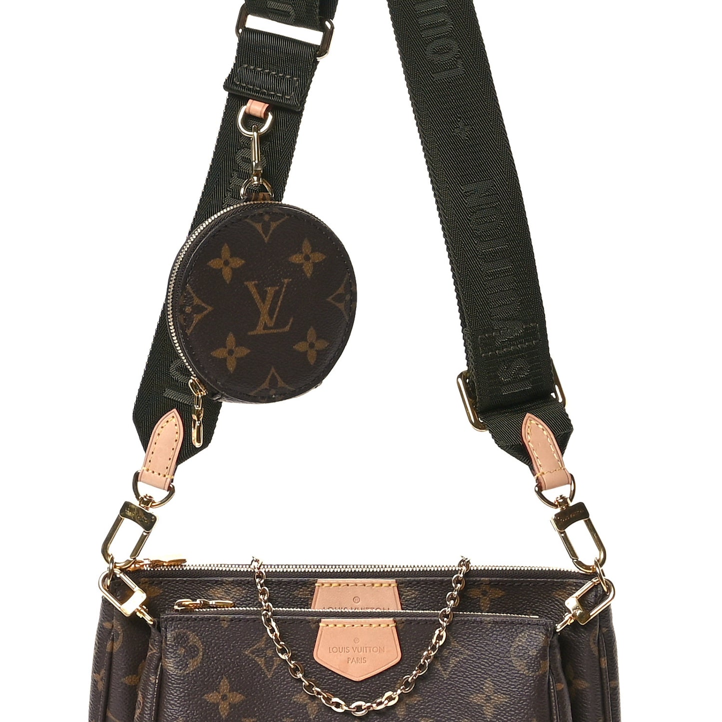 Monogram Multi Pochette Accessories Kaki