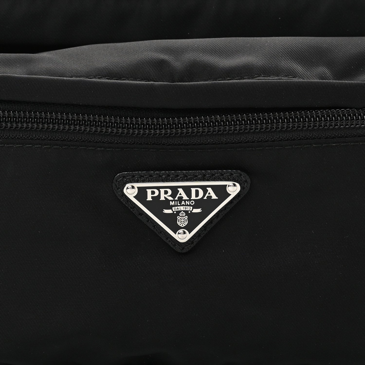 Prada Tessuto Nylon Montagna Belt Bag Black 10 of 12