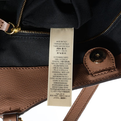 Burberry House Check Horseshoe Leather Small Canterbury Dark Sand 9 of 12
