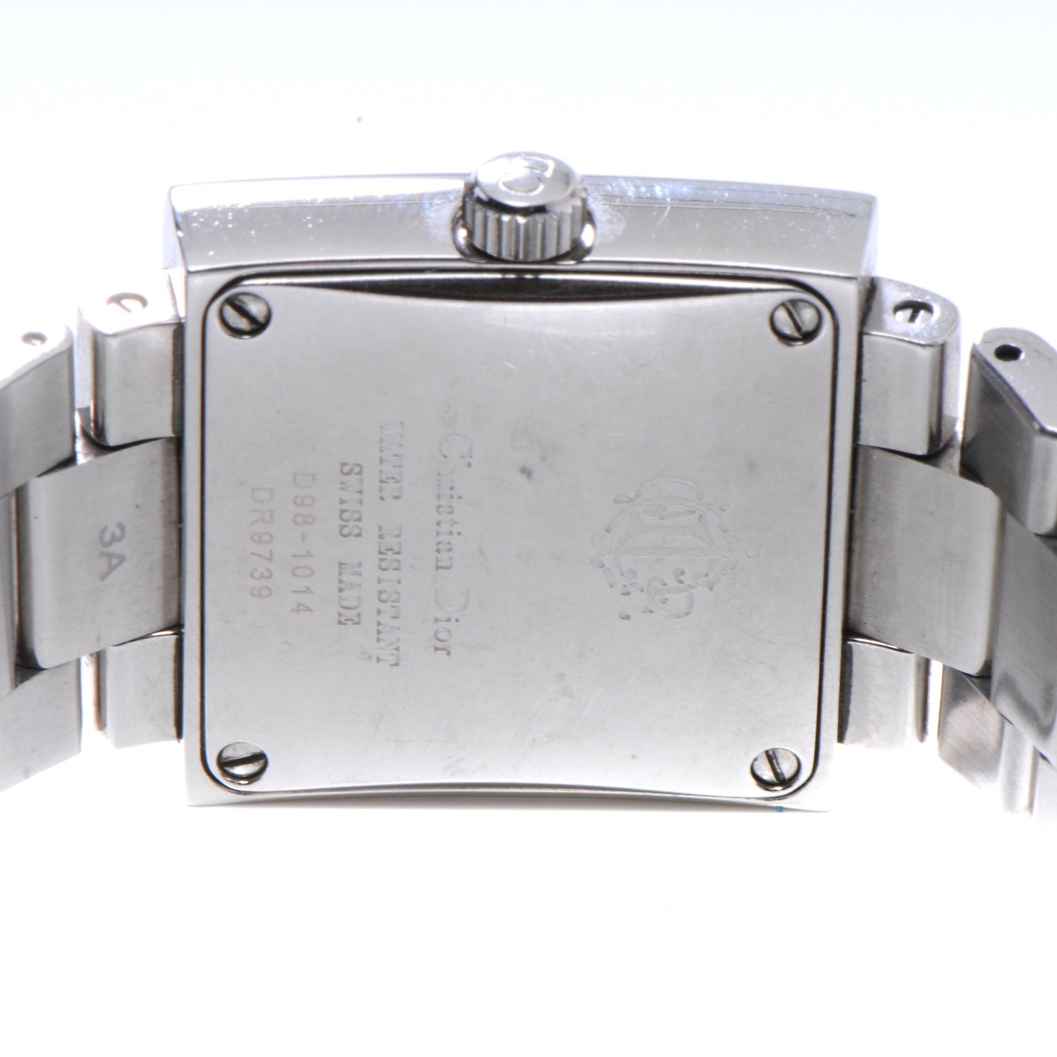 Christian Dior Stainless Steel Diamond 24mm Riva Quartz Watch 5 of 7