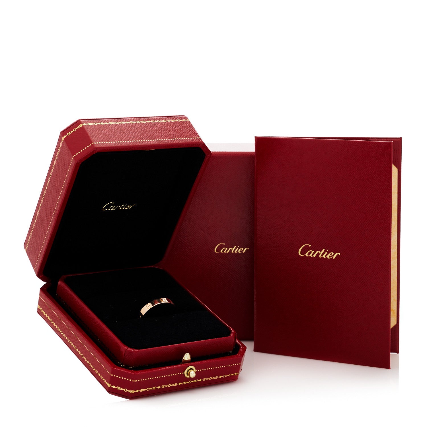 Cartier 18K Pink Gold 3.5mm LOVE Wedding Band Ring 60 9 5 of 5