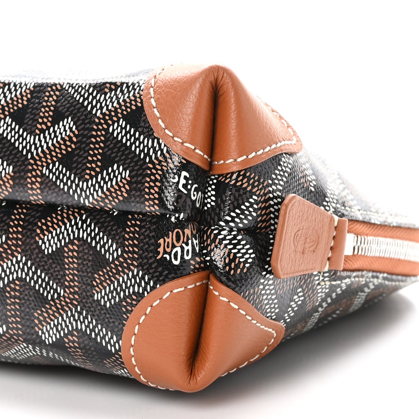 Goyardine Vendome Toiletry Pouch Black Gold