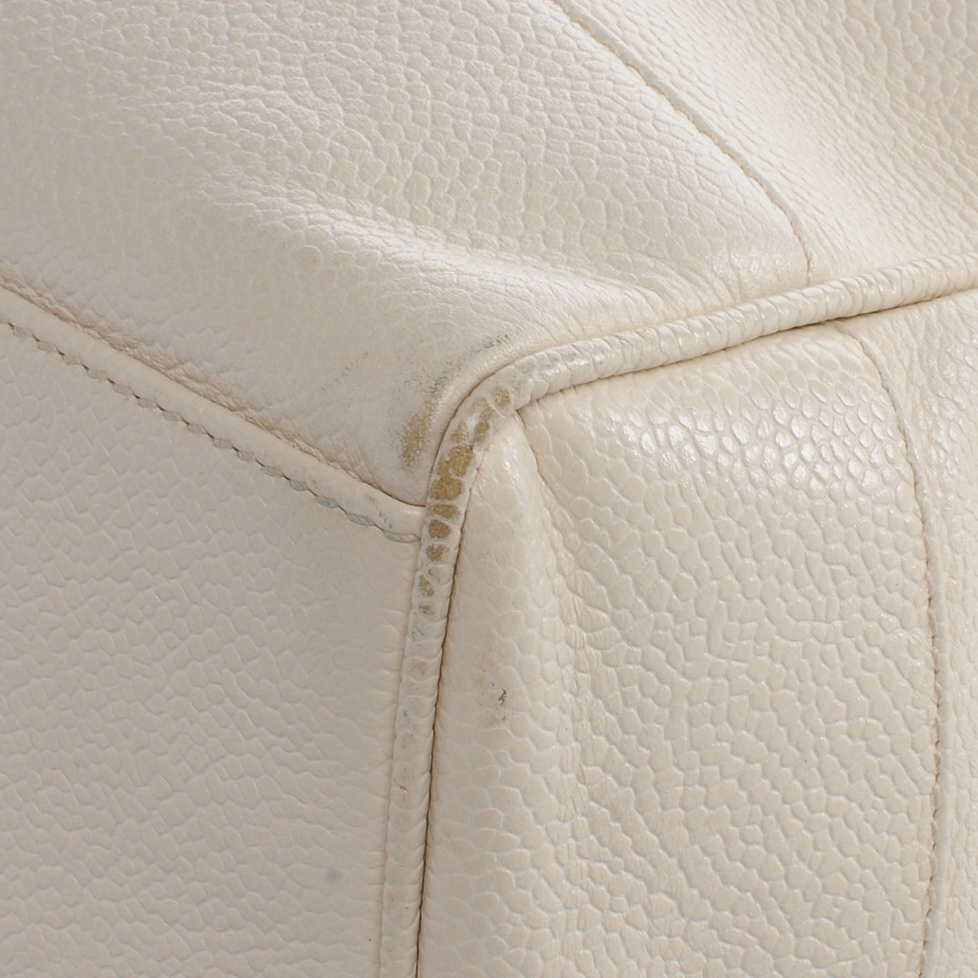 Chanel Caviar Shoulder Bag Ivory 9 of 9