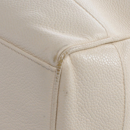 Chanel Caviar Shoulder Bag Ivory 9 of 9