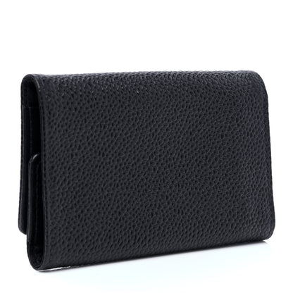 Chanel Caviar Timeless CC 6 Key Holder Case Black 2 of 5