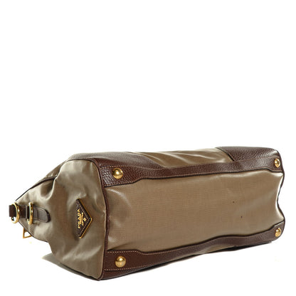 Prada Canvas Jacquard Logo Tote 4 of 10