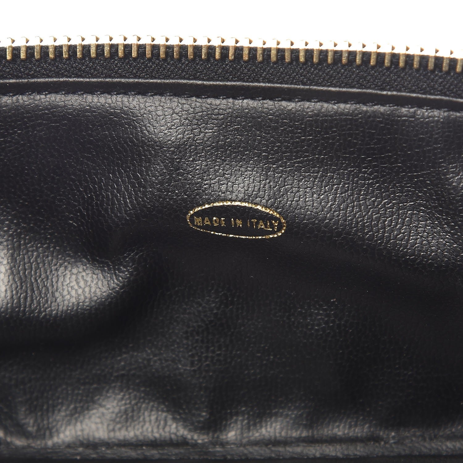 Chanel Lambskin Vanity Cosmetic Case Black 6 of 8