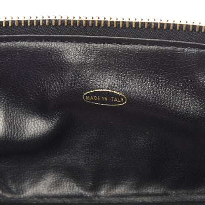 Chanel Lambskin Vanity Cosmetic Case Black 6 of 8
