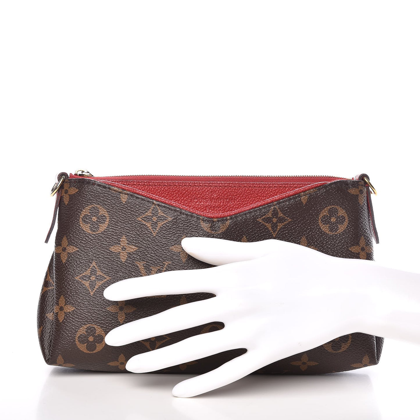 Monogram Pallas Clutch Cherry