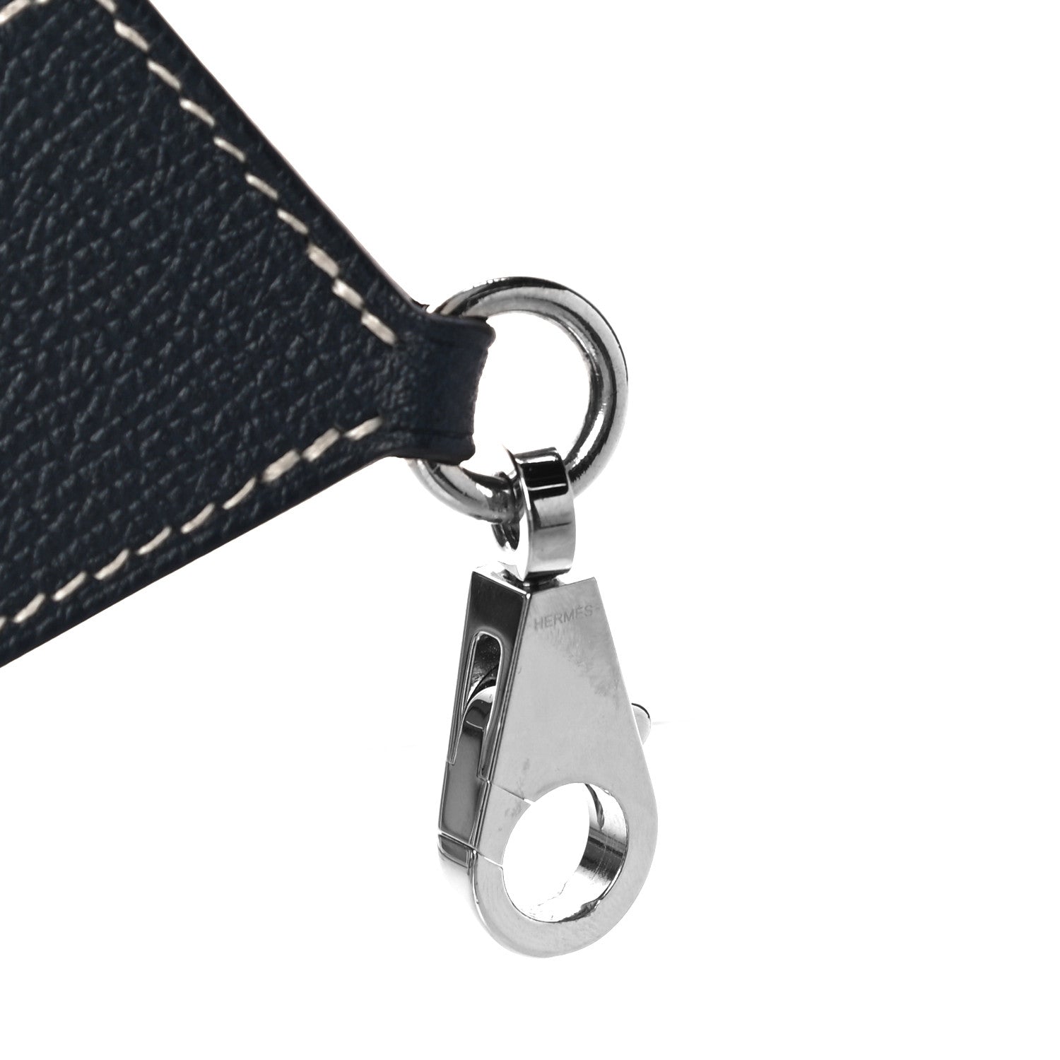 Hermes Toile Epsom Shoulder Strap Indigo Black Rouge H 3 of 7