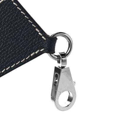Hermes Toile Epsom Shoulder Strap Indigo Black Rouge H 3 of 7