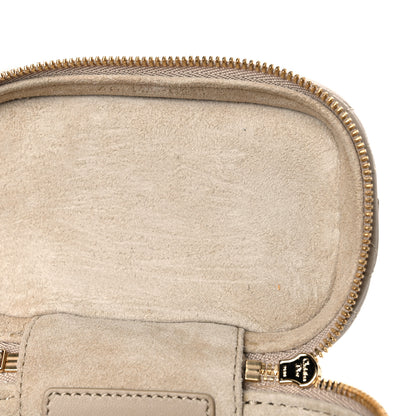 Christian Dior Lambskin Cannage Micro Lady Dior Vanity Case Beige 9 of 9