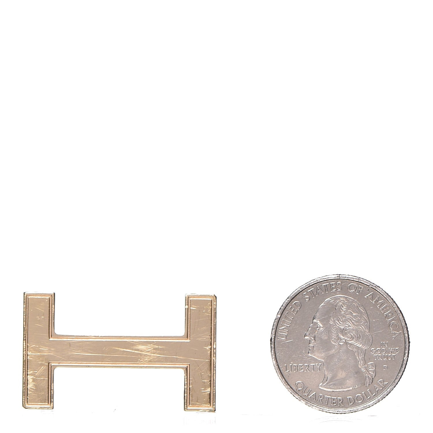Hermes 15mm Quizz H Belt Buckle Gold 3 of 5