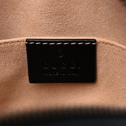 Gucci Calfskin Matelasse GG Marmont Belt Bag 95 38 Black 6 of 10
