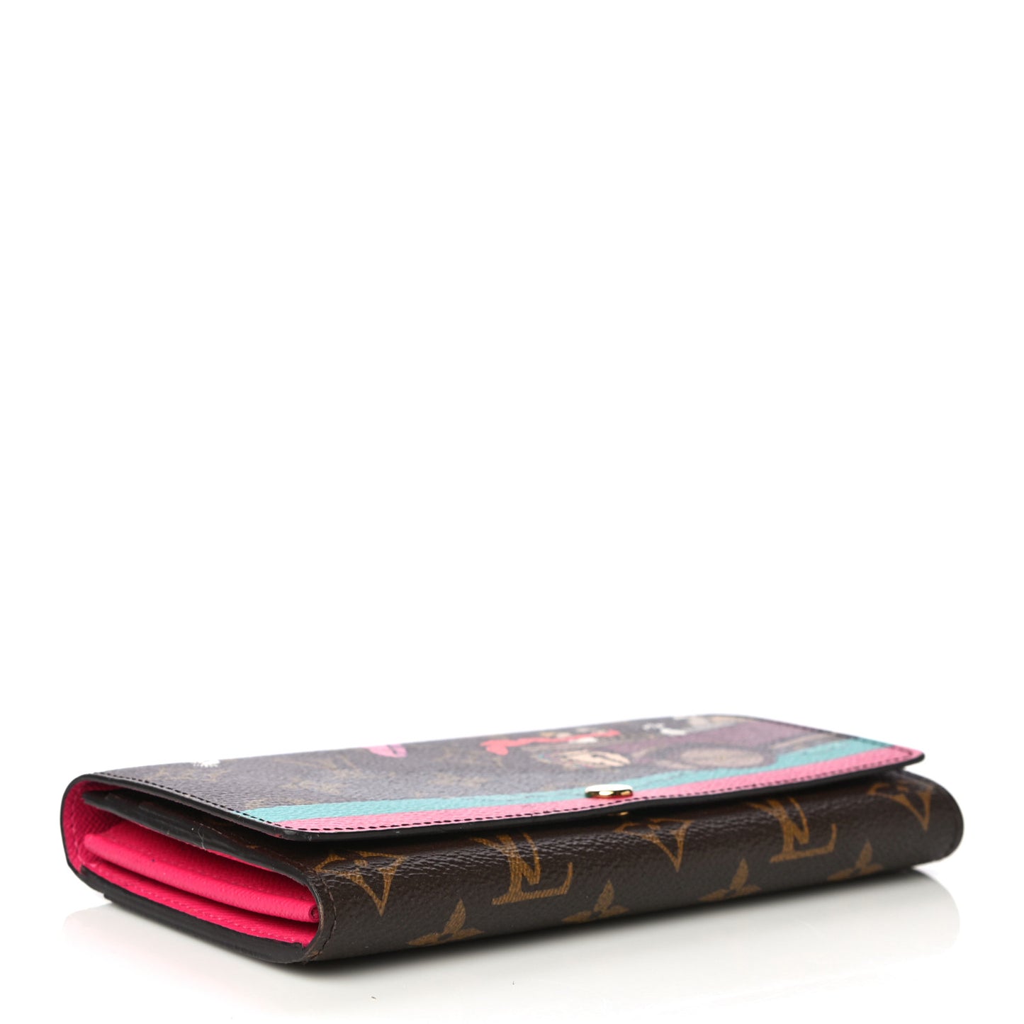Monogram 2015 Christmas Animation Sarah Wallet Hibiscus