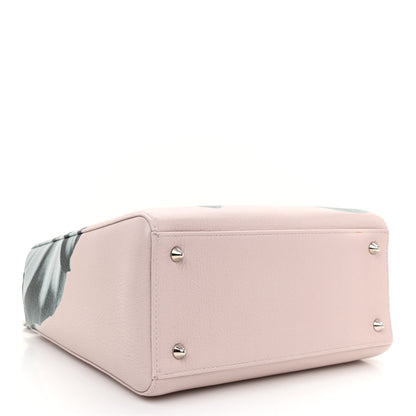 Christian Dior Deerskin Floral Printed Medium Lady Dior Pink 4 of 9
